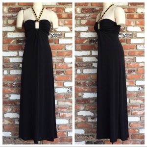 Gorgeous SELE’ Black Peek-A-Boo Halter Dress/Gown!